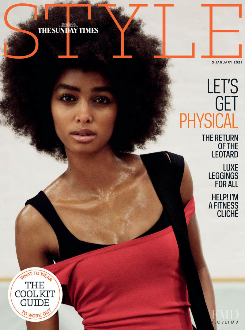 Blesnya Minher featured on the The Sunday Times Style cover from January 2021