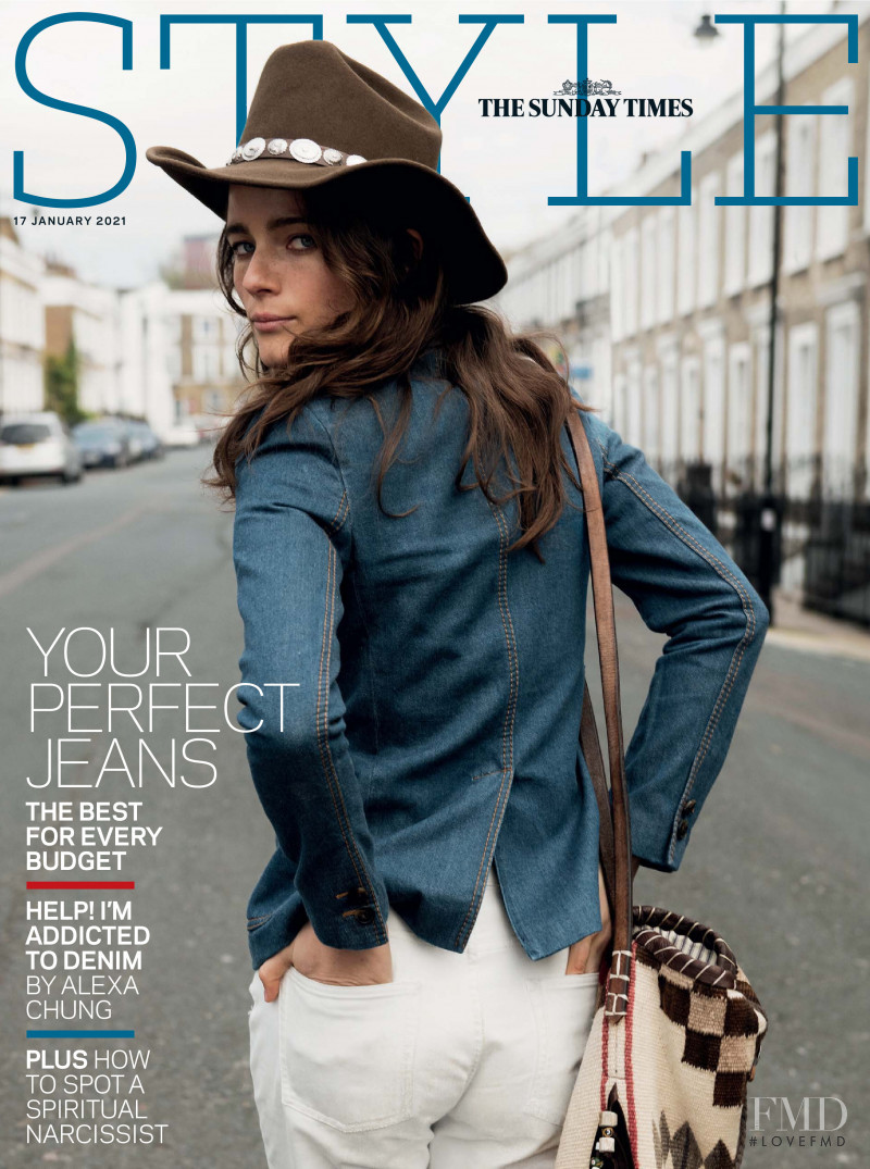 Anna de Rijk featured on the The Sunday Times Style cover from January 2021