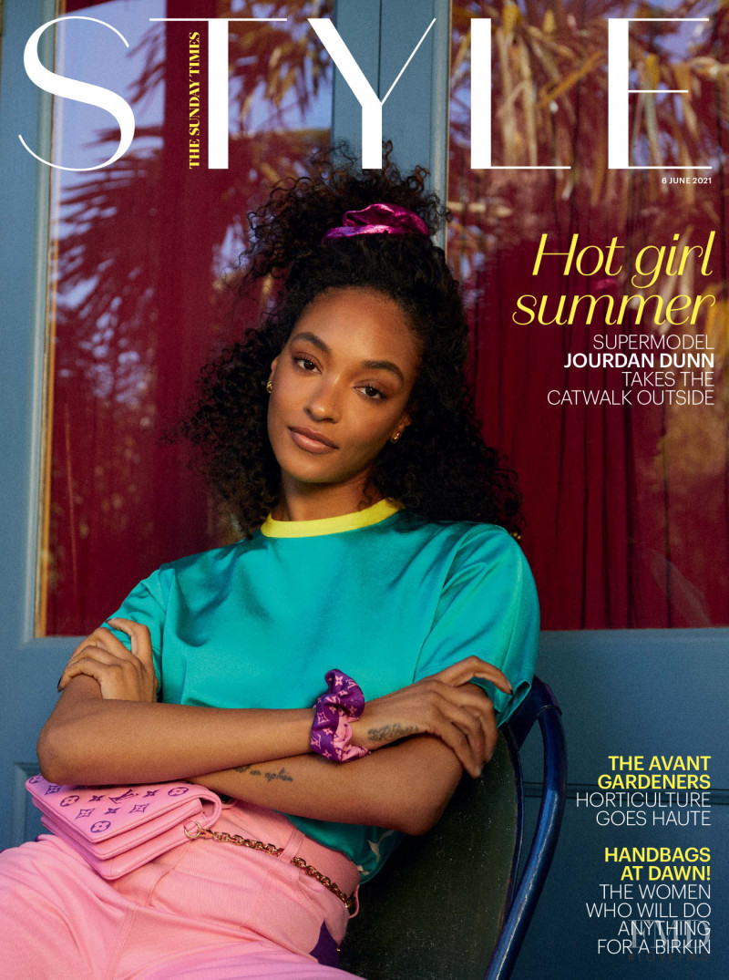 Jourdan Dunn featured on the The Sunday Times Style cover from June 2021