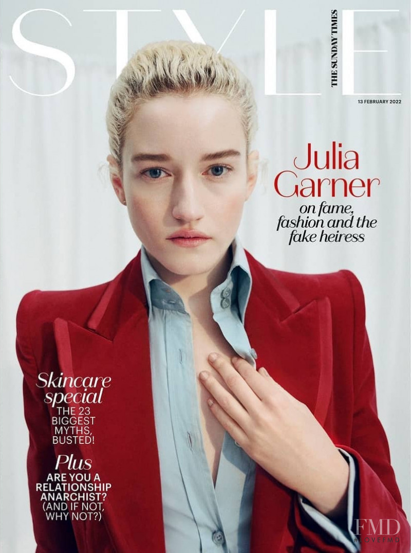  Julia Garne featured on the The Sunday Times Style cover from February 2022