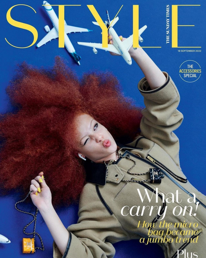 Tianna St. Louis featured on the The Sunday Times Style cover from September 2022