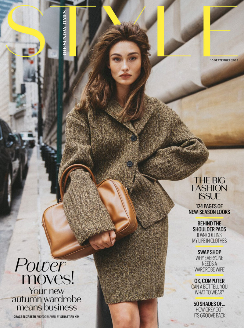 Grace Elizabeth featured on the The Sunday Times Style cover from September 2023