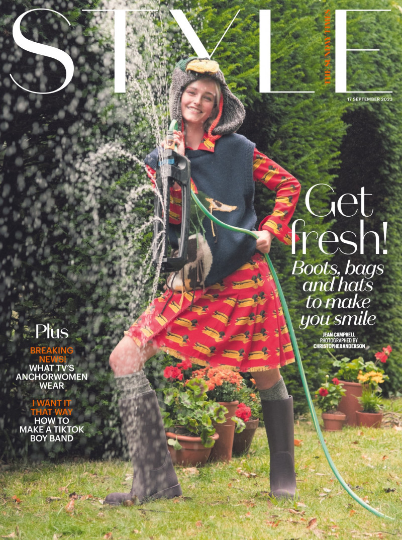 Jean Campbell featured on the The Sunday Times Style cover from September 2023