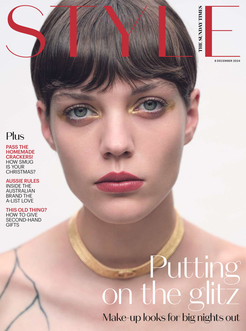 Alix Bouthors featured on the The Sunday Times Style cover from December 2024