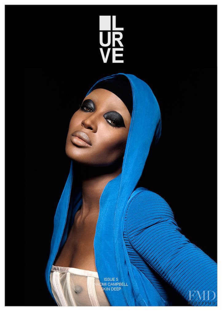 Naomi Campbell featured on the Lurve  cover from September 2011