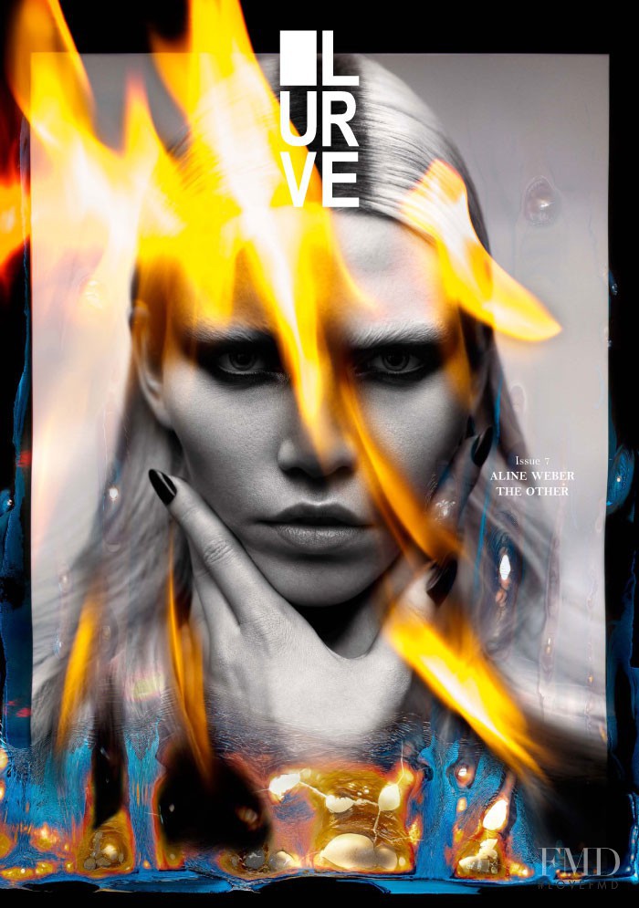 Aline Weber featured on the Lurve  cover from June 2013