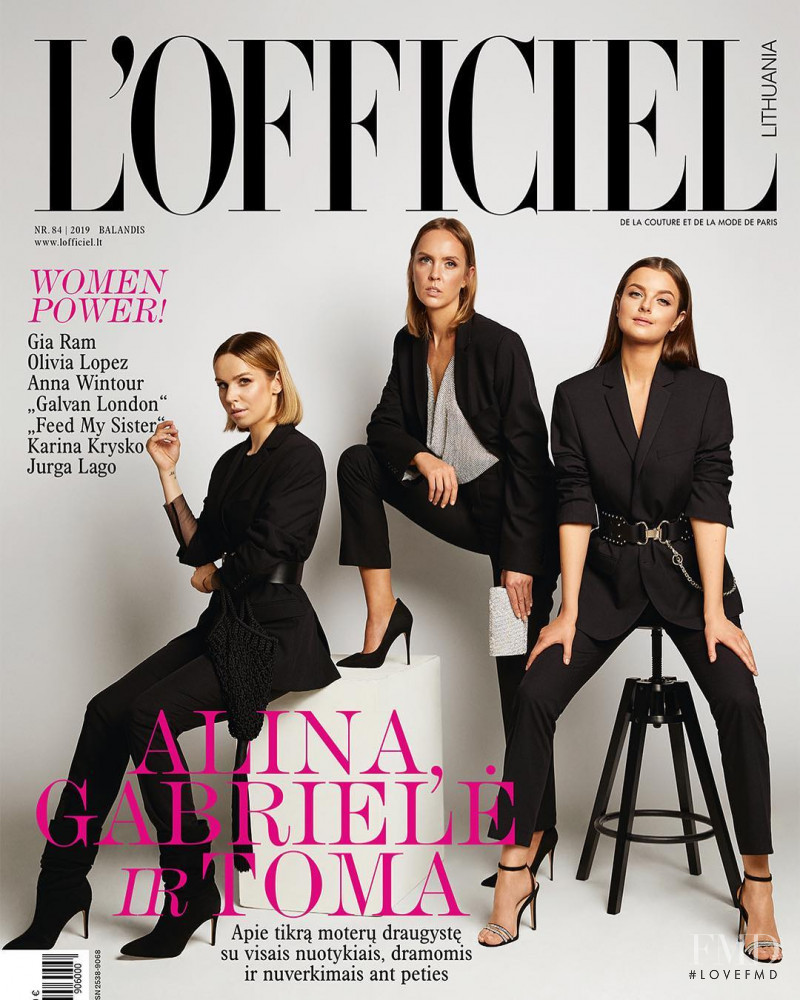 featured on the L\'Officiel Lithuania cover from April 2019