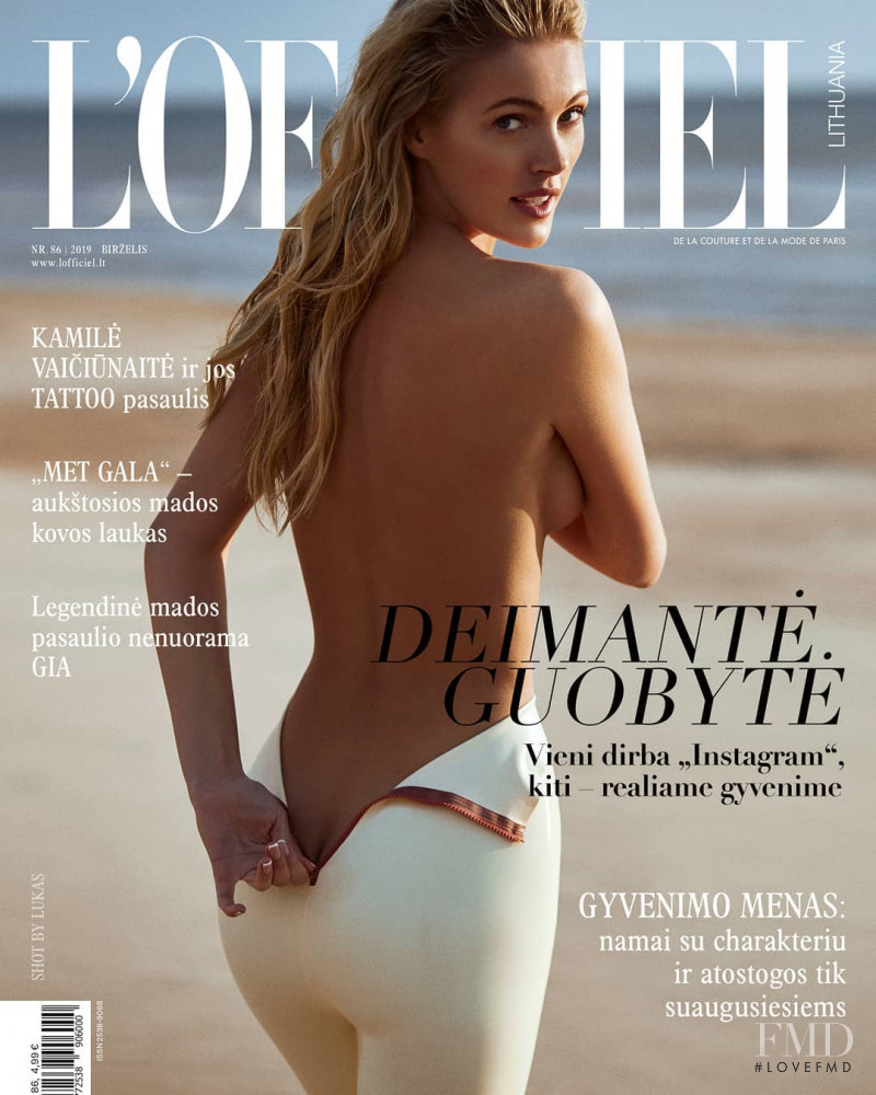  featured on the L\'Officiel Lithuania cover from June 2019
