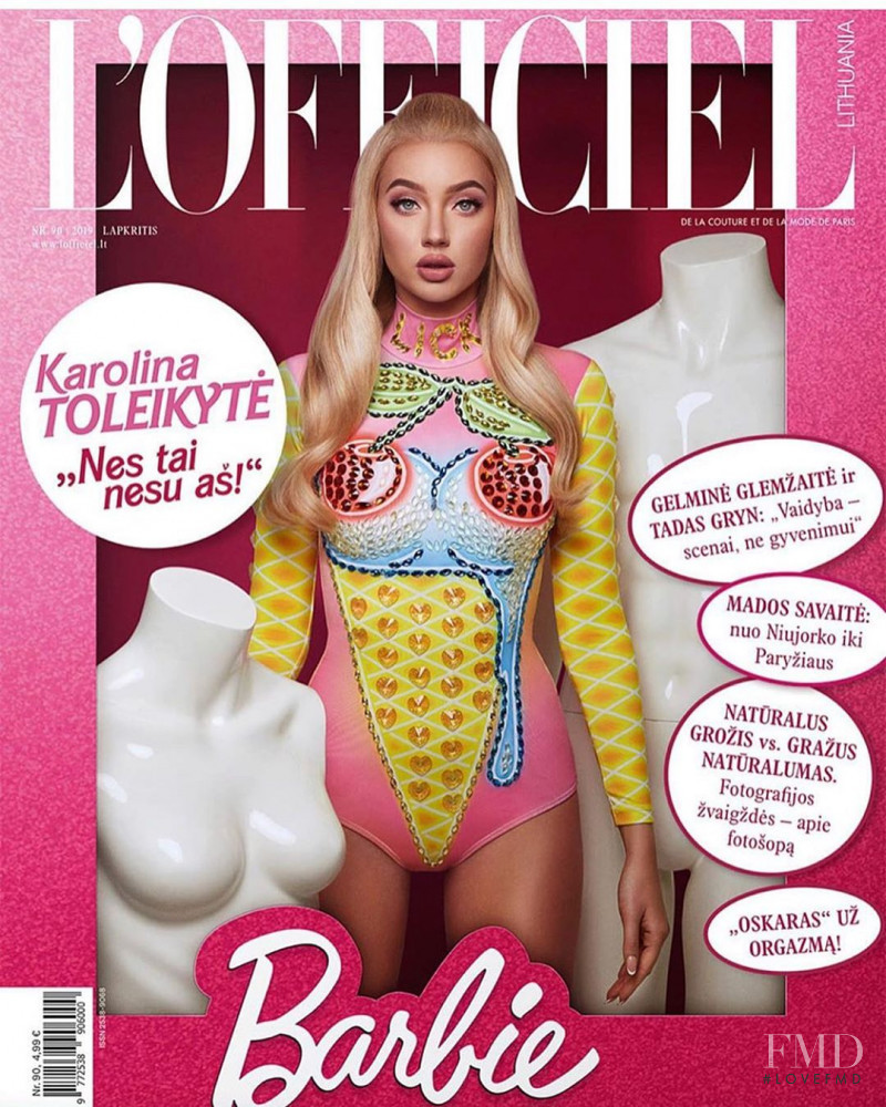  featured on the L\'Officiel Lithuania cover from November 2019