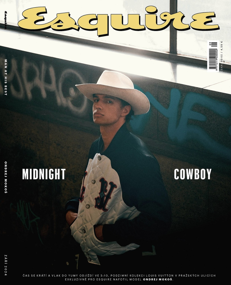 Ondrej Mokos featured on the Esquire Czech cover from September 2024