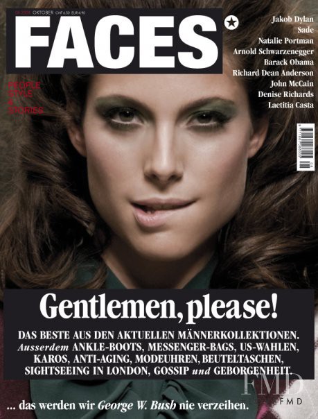  featured on the FACES Magazine cover from October 2008