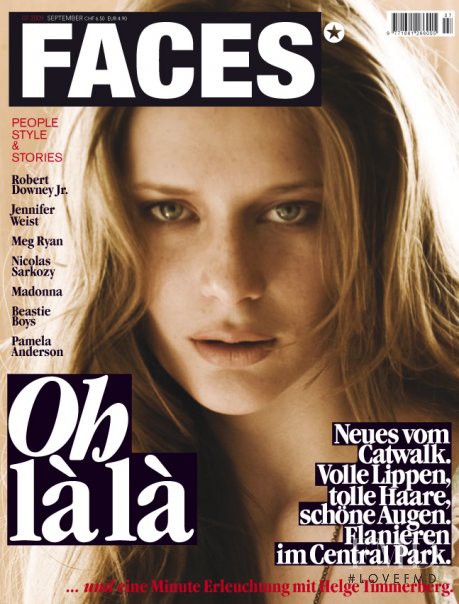  featured on the FACES Magazine cover from September 2009