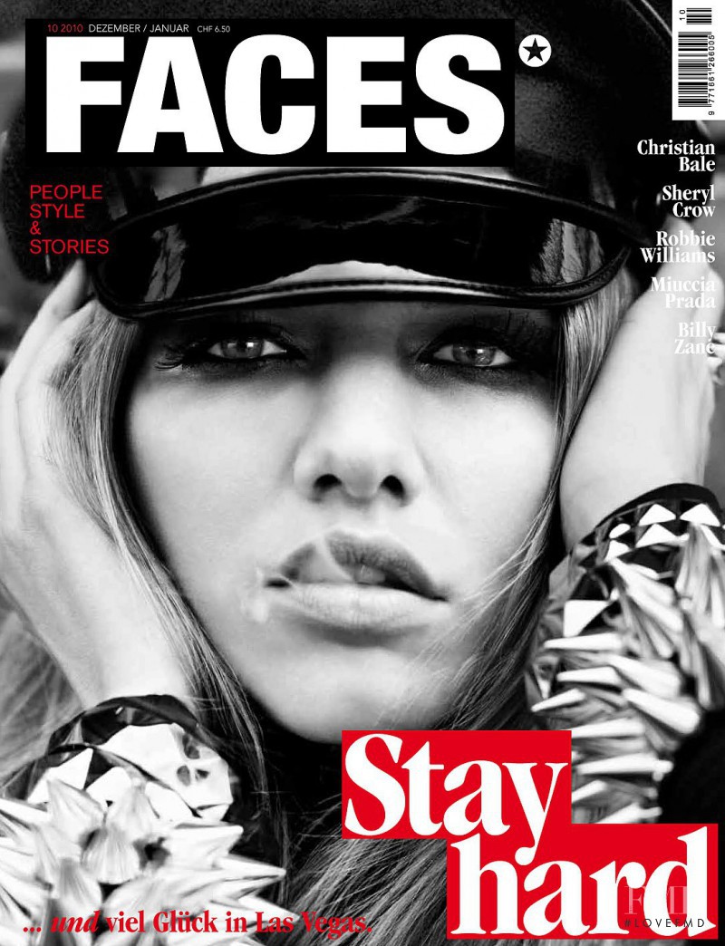  featured on the FACES Magazine cover from December 2010