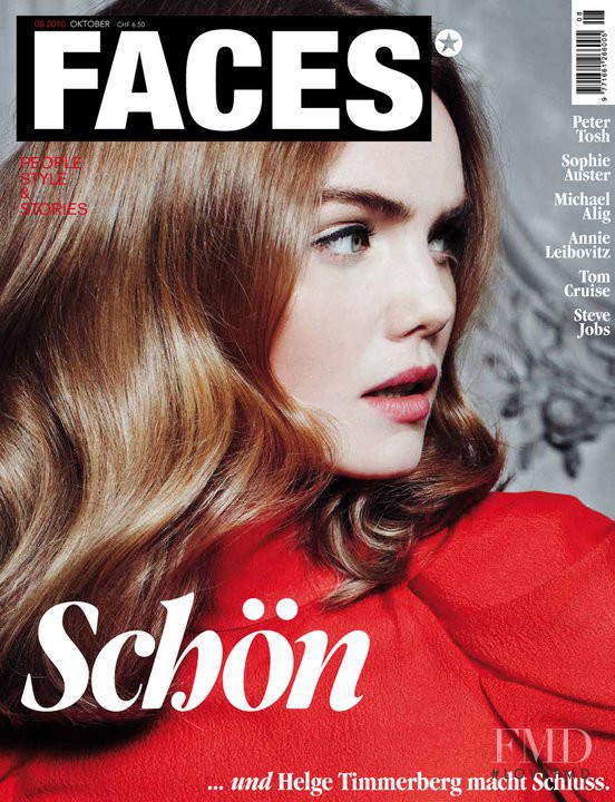 Ida Nielsen featured on the FACES Magazine cover from October 2010