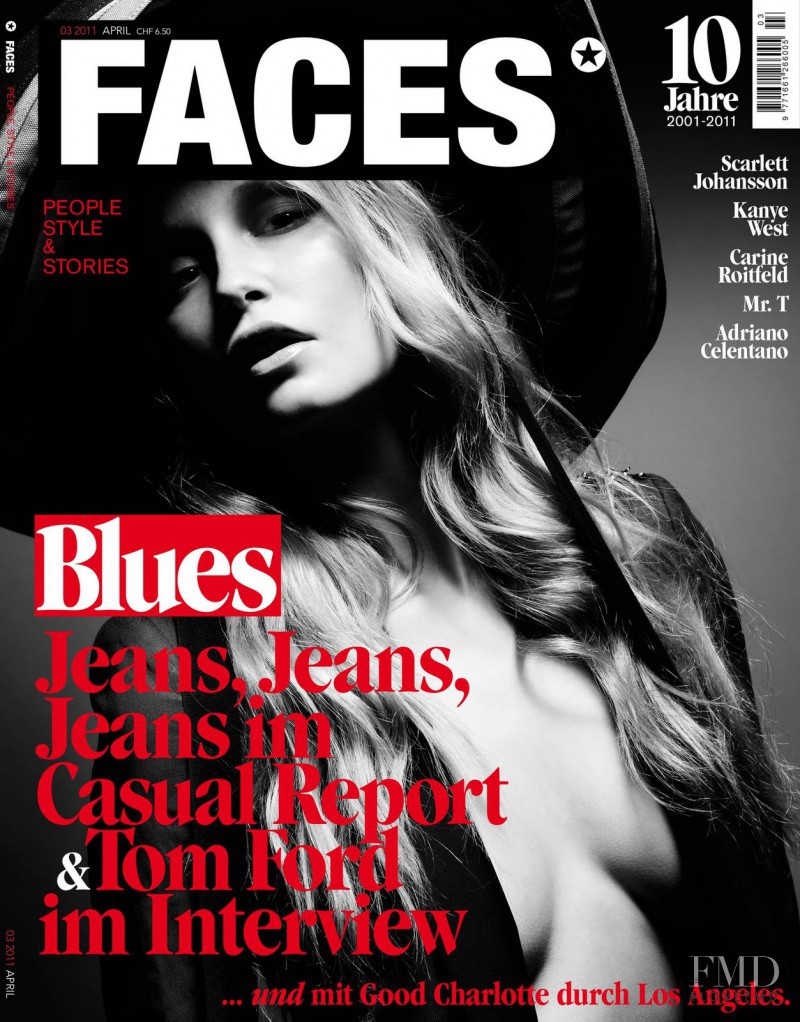Tammy Stone featured on the FACES Magazine cover from April 2011