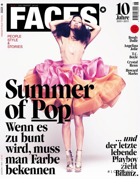  featured on the FACES Magazine cover from July 2011