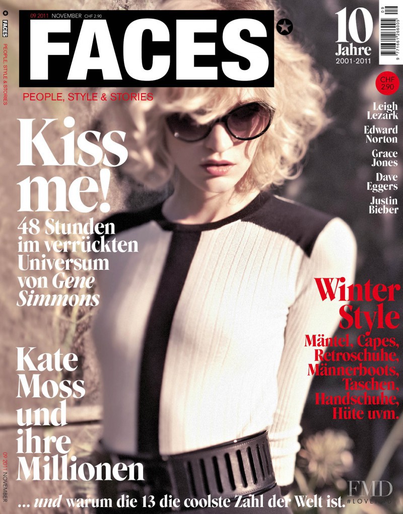  featured on the FACES Magazine cover from November 2011