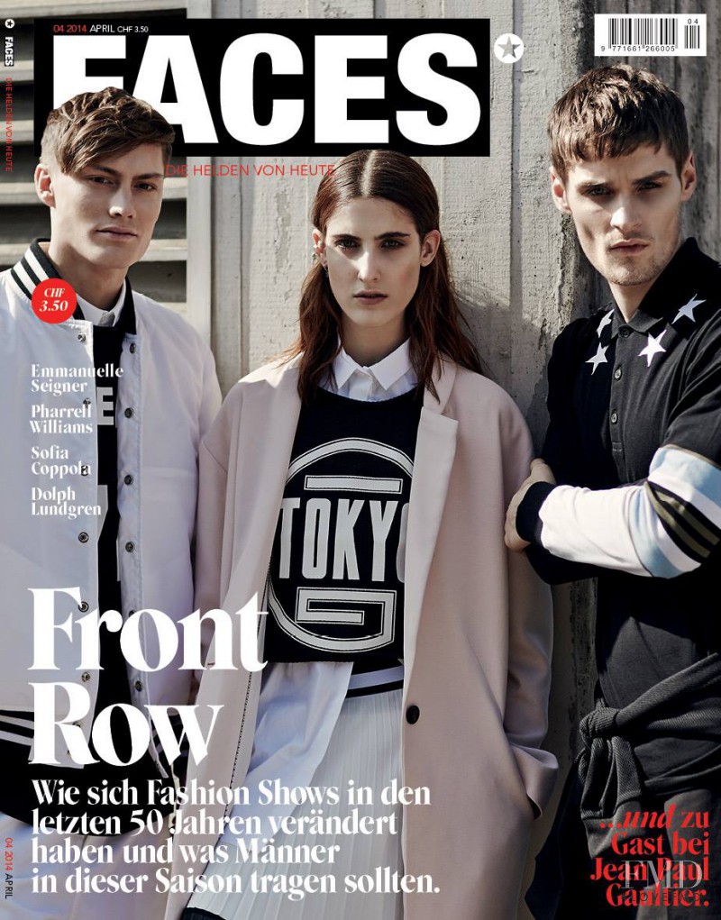  featured on the FACES Magazine cover from April 2014