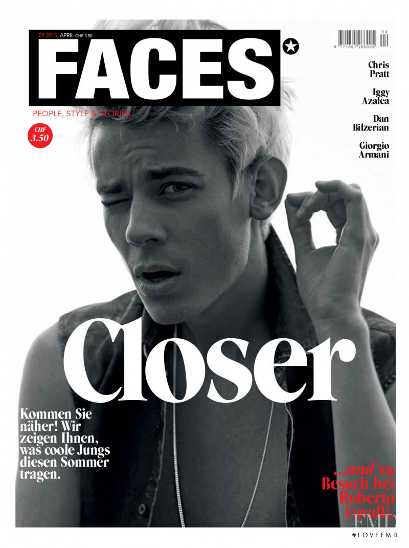  featured on the FACES Magazine cover from April 2015