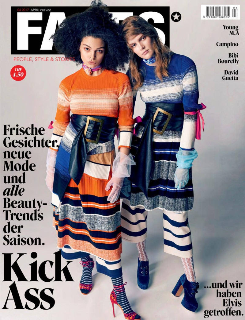 Ana Crnek, Lara featured on the FACES Magazine cover from April 2017