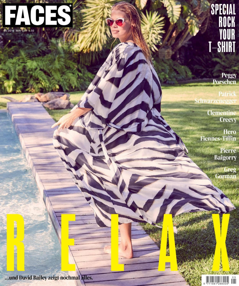 Schirin Frosch featured on the FACES Magazine cover from May 2019