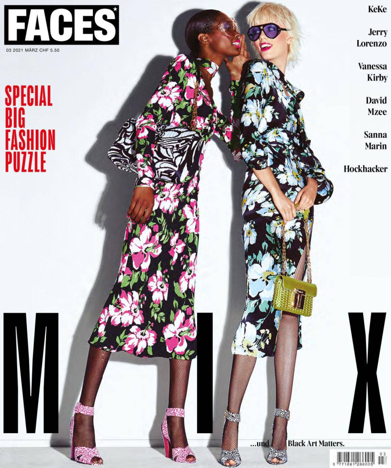 Marjan Jonkman, Makala Johnson featured on the FACES Magazine cover from March 2021