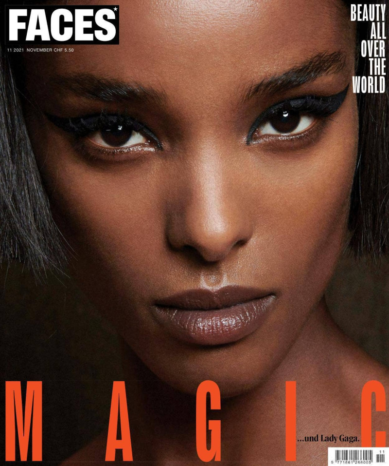  featured on the FACES Magazine cover from November 2021
