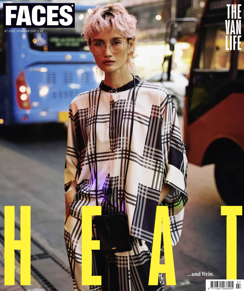 Namfon Dalek featured on the FACES Magazine cover from July 2022