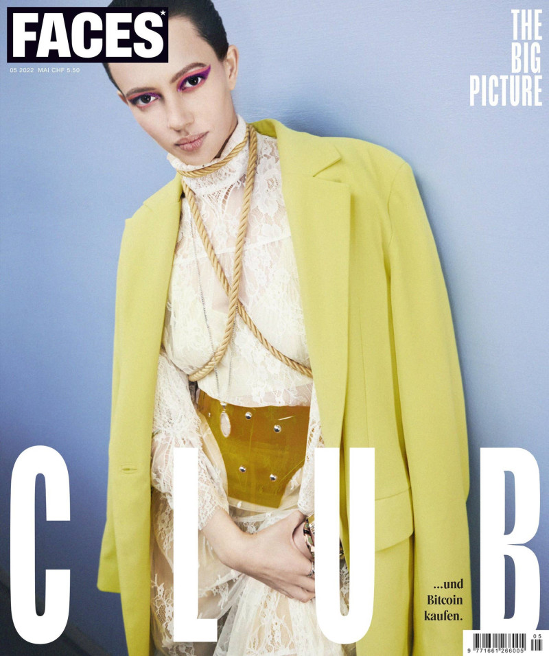 Alishanee Chafe-Hearmon featured on the FACES Magazine cover from May 2022