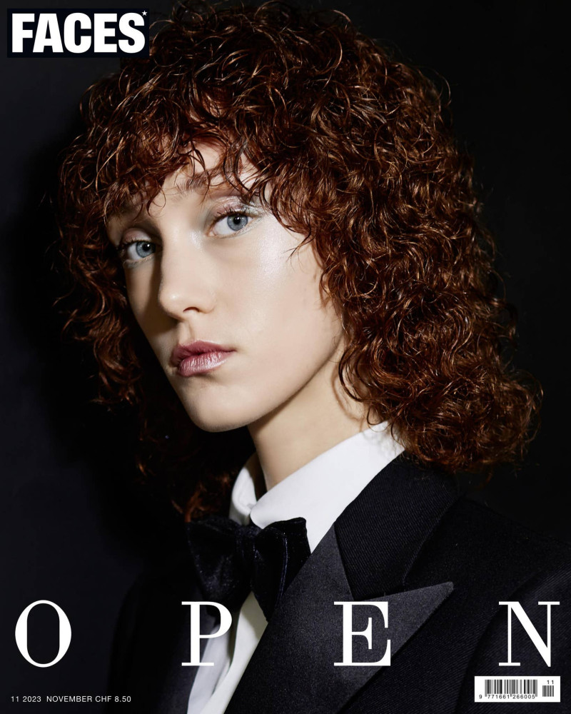 Silte Haken featured on the FACES Magazine cover from November 2023