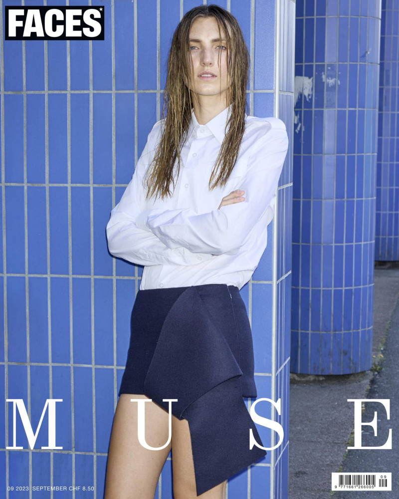 Lisa Helene Kramer featured on the FACES Magazine cover from September 2023