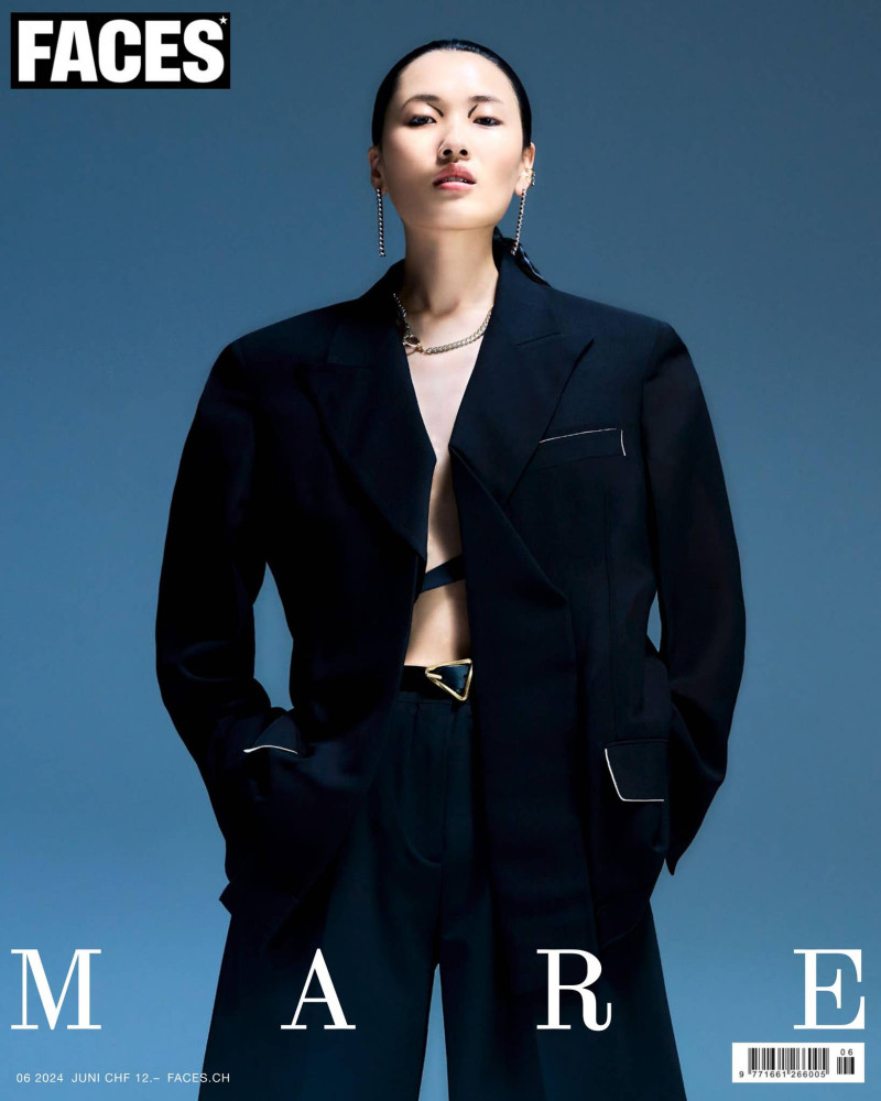 Shengjie Yang featured on the FACES Magazine cover from June 2024