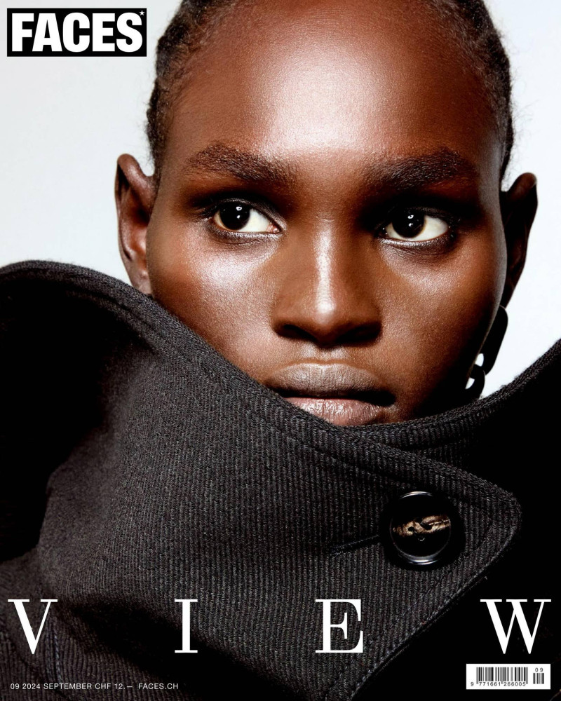 Ageer Ayuen featured on the FACES Magazine cover from September 2024