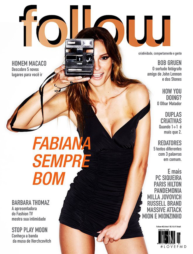 Fabiana Semprebom featured on the follow cover from March 2011