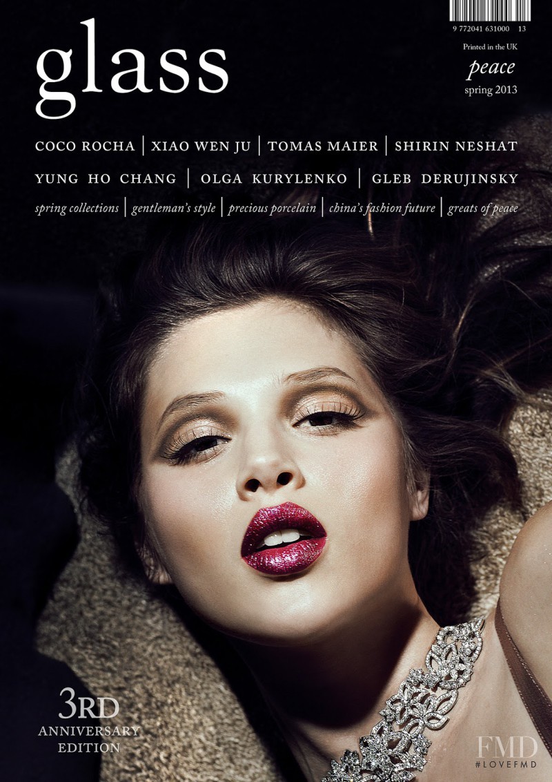 Anais Pouliot featured on the Glass UK cover from March 2013