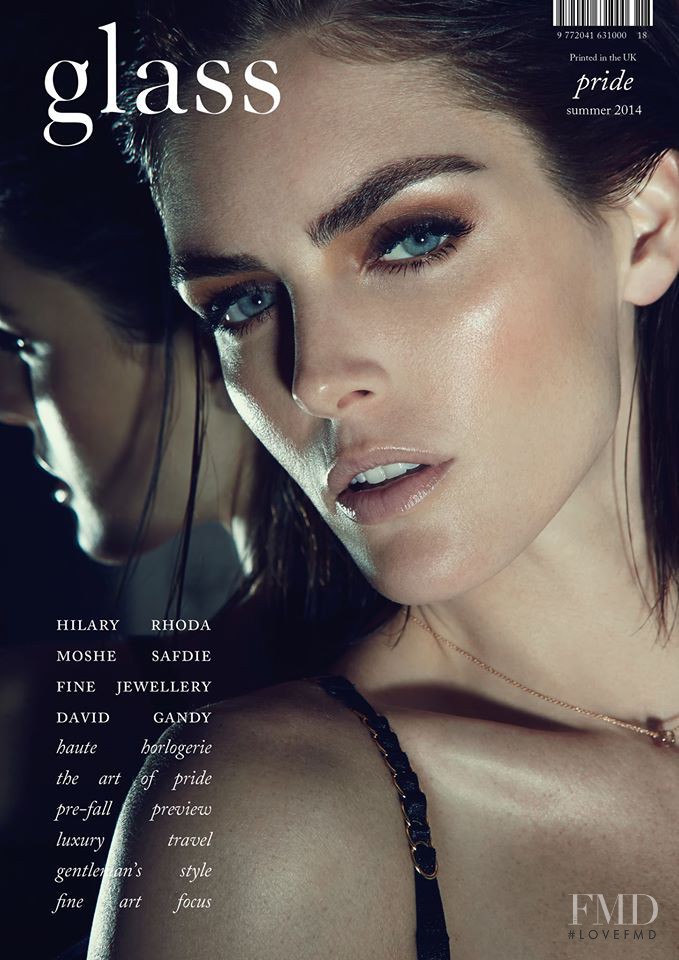 Hilary Rhoda featured on the Glass UK cover from June 2014