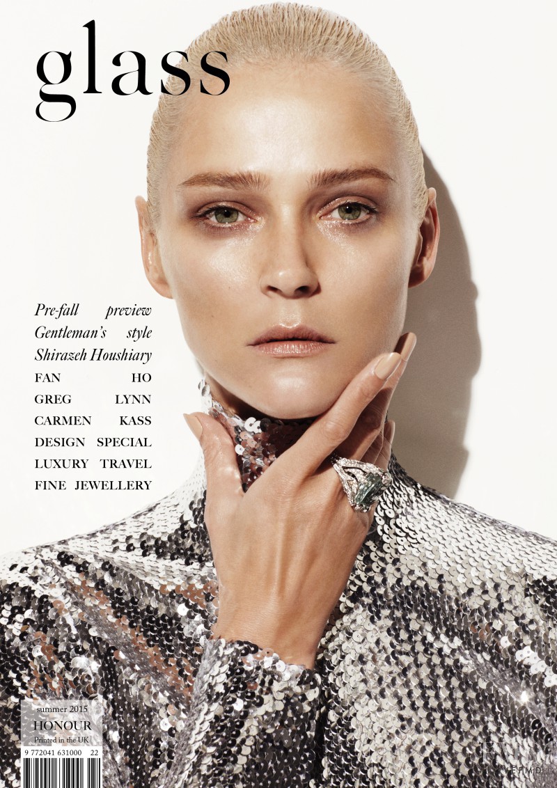 Carmen Kass featured on the Glass UK cover from June 2015