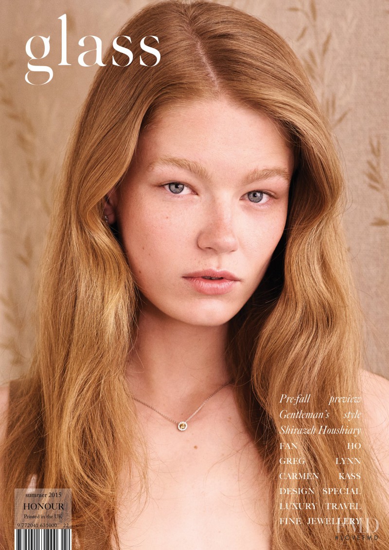 Hollie May Saker featured on the Glass UK cover from June 2015