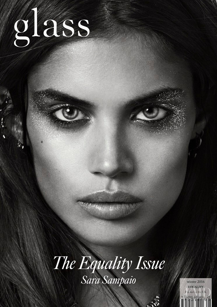Sara Sampaio featured on the Glass UK cover from December 2016