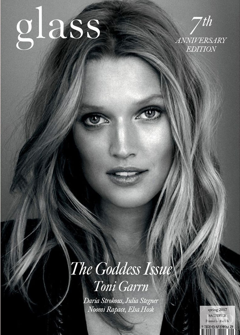 Toni Garrn featured on the Glass UK cover from February 2017