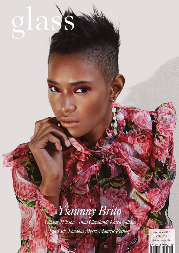 Ysaunny Brito featured on the Glass UK cover from June 2017