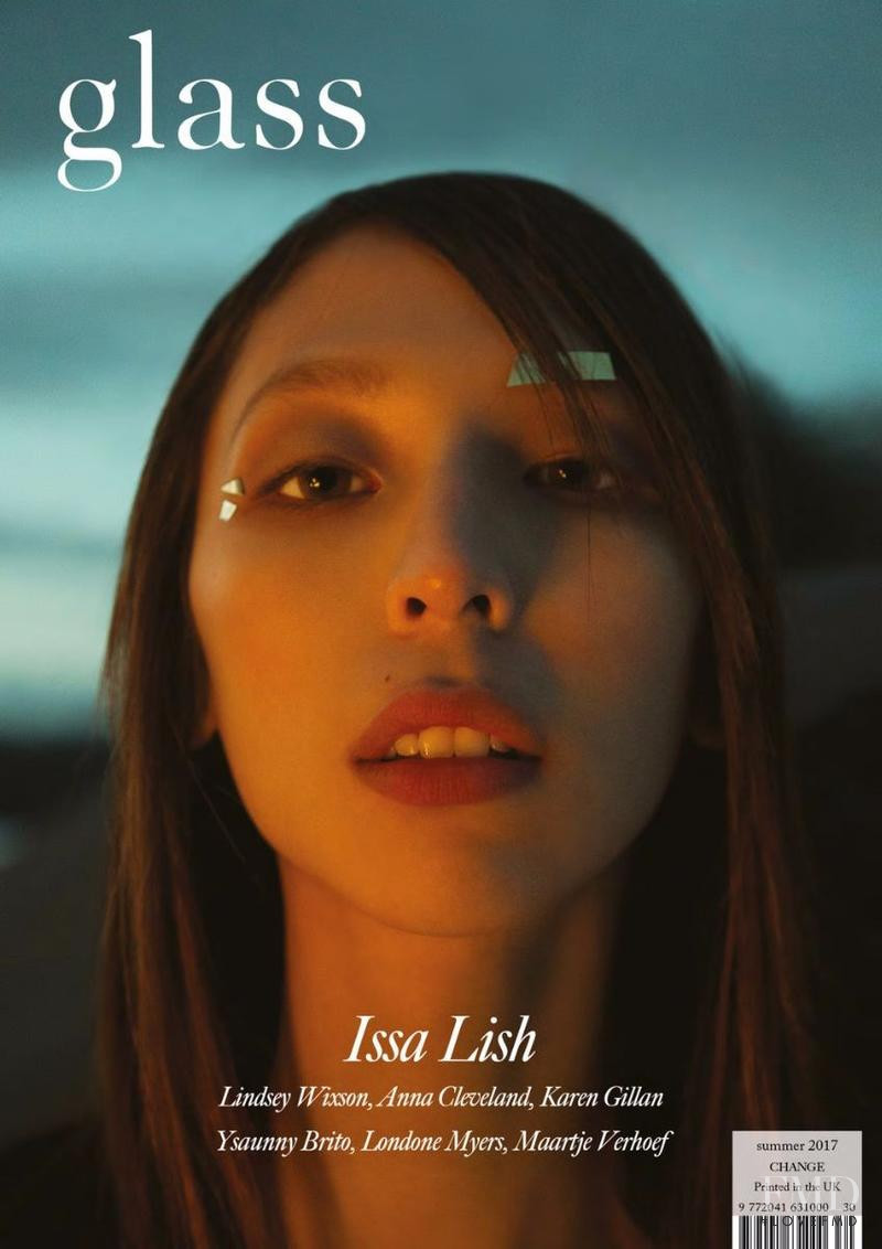 Issa Lish featured on the Glass UK cover from June 2017