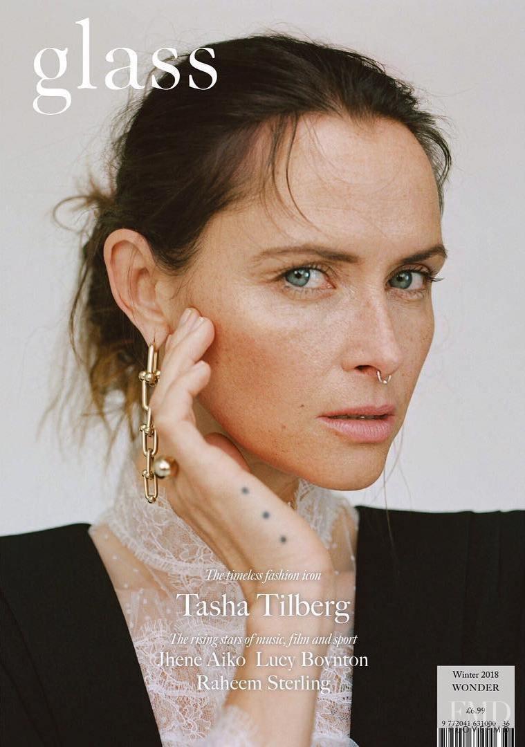 Tasha Tilberg featured on the Glass UK cover from December 2018