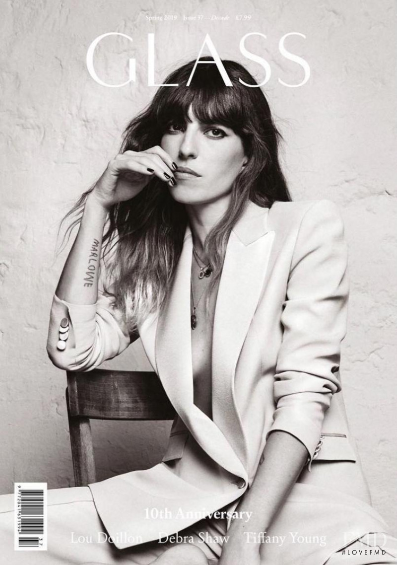 Lou Doillon featured on the Glass UK cover from March 2019