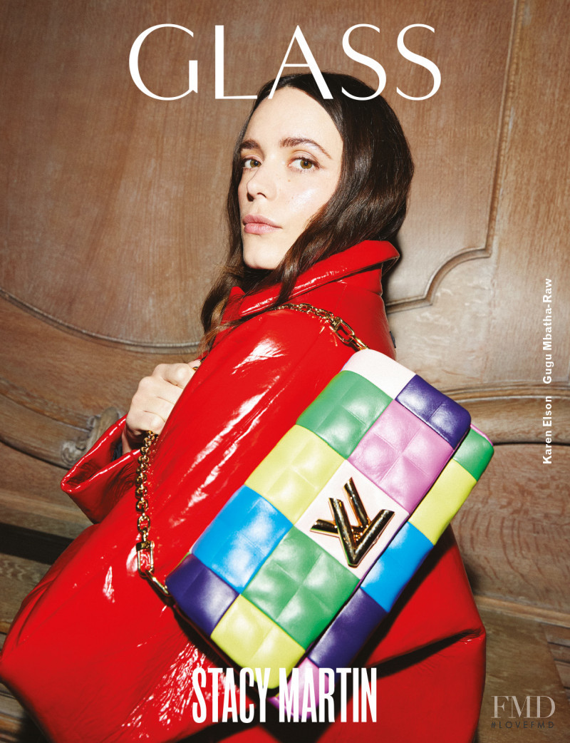 Stacy Martin featured on the Glass UK cover from December 2021