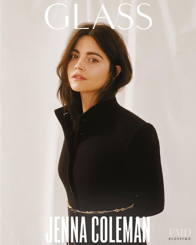 Jenna Coleman featured on the Glass UK cover from March 2021