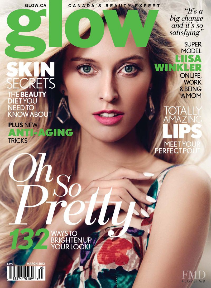 Liisa Winkler featured on the Glow cover from March 2013