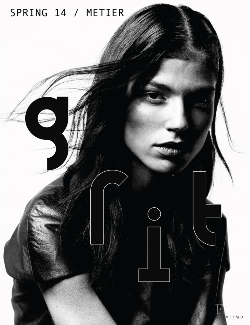 Lauren English featured on the grit cover from February 2014