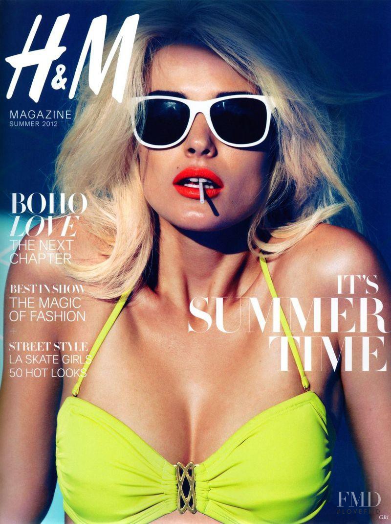 Edita Vilkeviciute featured on the H&M Magazine cover from June 2012