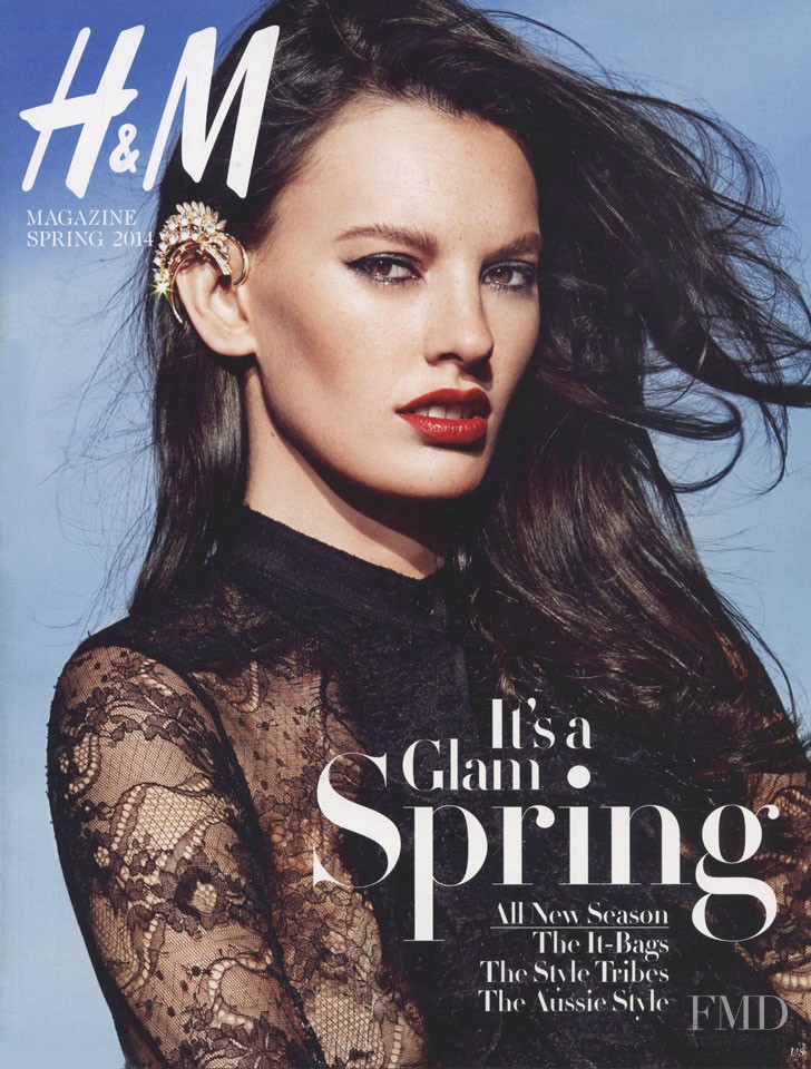 Amanda Murphy featured on the H&M Magazine cover from March 2014